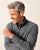 Johnnie-O Raynor Merino 1/4 Zip Sweater - Charcoal