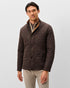 Johnnie-O Juno Quilted Snap Jacket - Cocoa