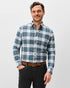 Johnnie-O Performance Flannel Button Down Shirt - Chimney Rock Tartan - Sailor