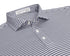 Holderness & Bourne The Fleming Shirt - Pacific Blue/Heathered Dune/White
