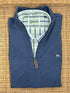 Stinson Quarter Zip Sweater Vest - Navy