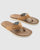 Johnnie-O Starboard Leather Sandal - Taupe
