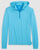 Johnnie-O Hybrid Performance 1/4 Zip Hoodie - Majorca and Tarpon