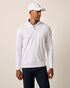 Johnnie-O Freeborne Performance 1/4 Zip Pullover - White