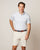 Johnnie-O Michael Striped Jersey Performance Polo - White
