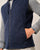 Johnnie-O Denalis Double-Zip Fleece Vest - Navy