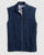 Johnnie-O Denalis Double-Zip Fleece Vest - Navy