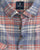Johnnie-O Plott Tucked Button Up Shirt - Laguna Blue
