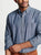 Peter Millar Tamworth Chambray Cotton-Stretch Sport Shirt - Indigo