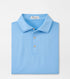 Peter Millar Solid Performance Jersey Polo Sean Self-Collar - Cottage Blue