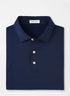 Peter Millar Solid Performance Jersey Polo Sean Self-Collar - Navy