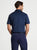 Peter Millar Solid Performance Jersey Polo Sean Self-Collar - Navy