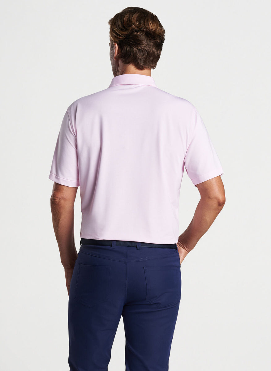 Peter Millar Jubilee Stripe Performance Polo - Palmer Pink – Chancellor's