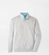 Peter Millar Perth Mélange Performance Quarter-Zip - Gale Grey