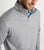 Peter Millar Perth Mélange Performance Quarter-Zip - Gale Grey