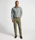 Peter Millar Signature Sateen Five-Pocket Pant - Military