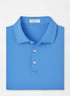 Peter Millar Hales Performance Jersey Polo - Mako Blue