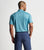 Peter Millar Lavender Fields Performance Jersey Polo - Cyan