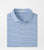 Peter Millar Fairmont Performance Jersey Polo - White/Astral Blue