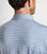 Peter Millar Fairmont Performance Jersey Polo - White/Astral Blue