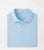 Peter Millar Hanover Performance Jersey Polo - Cyan