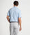 Peter Millar Hanover Performance Jersey Polo - Cyan