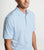 Peter Millar Hanover Performance Jersey Polo - Cyan