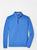 Peter Millar Perth Mélange Performance Quarter-Zip - Mako Blue