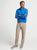 Peter Millar Perth Mélange Performance Quarter-Zip - Mako Blue