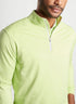 Peter Millar Perth Mélange Performance Quarter-Zip - Spritzer