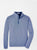 Peter Millar Perth Birdseye Performance Quarter-Zip - Sport Navy