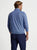 Peter Millar Perth Birdseye Performance Quarter-Zip - Sport Navy