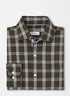 Peter Millar Vernon Flannelite Cotton-Stretch Sport Shirt - Dark Olive