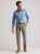 Peter Millar Signature Sateen Flat Front Trouser - Gale Grey