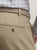 Peter Millar Signature Sateen Flat Front Trouser - Khaki