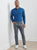Peter Millar Brevard Performance Flannel Five-Pocket Pant - Charcoal