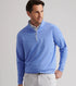 Peter Millar Perth Mélange Performance Quarter-Zip - Seaside Blue
