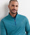 Peter Millar Perth Birdseye Performance Quarter-Zip - Sport Navy