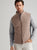 Peter Millar Fuse Hybrid Fleece Vest - Poplar Brown