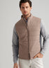 Peter Millar Fuse Hybrid Fleece Vest - Poplar Brown