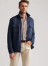 Peter Millar Crown Sweater Fleece Shirt Jacket - Navy