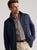 Peter Millar Crown Sweater Fleece Shirt Jacket - Navy