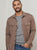Peter Millar Crown Sweater Fleece Shirt Jacket - Poplar Brown