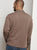 Peter Millar Crown Sweater Fleece Shirt Jacket - Poplar Brown