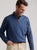 Peter Millar Autumn Crest Suede Trim Quarter-Zip - Blue Haze