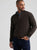 Peter Millar Autumn Crest Suede Trim Quarter-Zip - French Press