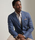 Peter Millar Delrose Plaid Soft Jacket - Nebula Blue