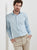 Peter Millar Bechet Performance Poplin Sport Shirt - Blue Frost