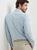 Peter Millar Bechet Performance Poplin Sport Shirt - Blue Frost