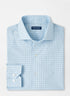 Peter Millar Bechet Performance Poplin Sport Shirt - Blue Frost